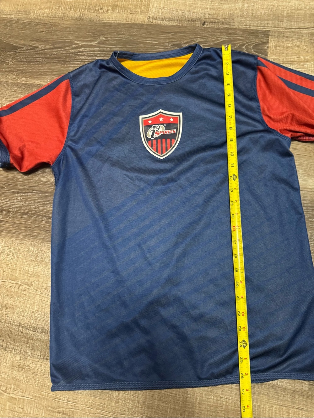 Kids' Navy & Red Athletic Jersey Top - Picture 4 of 6